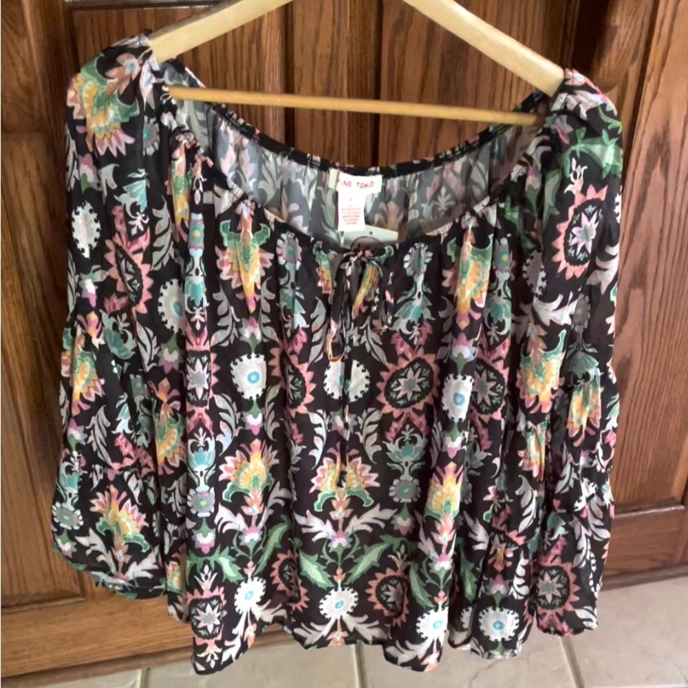 New Flying Tomato Multi-color blouse Ladies Large